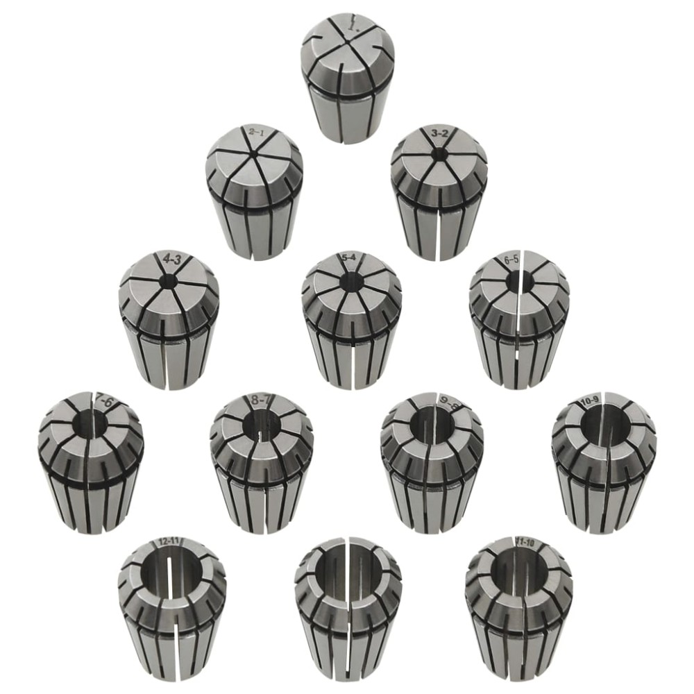 vidaXL Τσιμπίδια Collet Φρέζας Σετ 13 τεμ. ER20