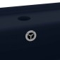 vidaXL Νιπτήρας με Υπερχείλιση Τετράγωνο Σκ Μπλε Ματ 41x41 εκ Κεραμικό