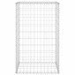 vidaXL Συρματοκιβώτιο Τοίχος 60x50x100 εκ. Γαλβαν. Χάλυβας + Καλύμματα