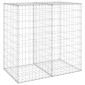 vidaXL Συρματοκιβώτιο Τοίχος 100x60x100 εκ. Γαλβαν.Χάλυβας + Καλύμματα