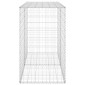 vidaXL Συρματοκιβώτιο Τοίχος 150x60x100 εκ. Γαλβαν.Χάλυβας + Καλύμματα