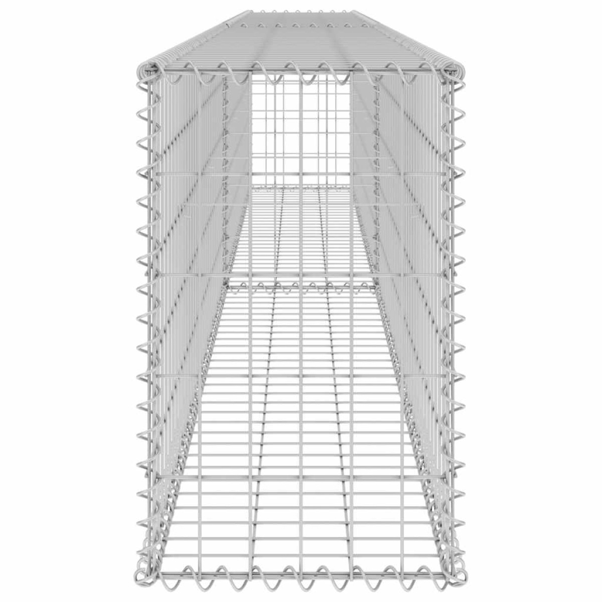 vidaXL Συρματοκιβώτιο Τοίχος 300x30x50 εκ. Γαλβαν. Χάλυβας + Καλύμματα