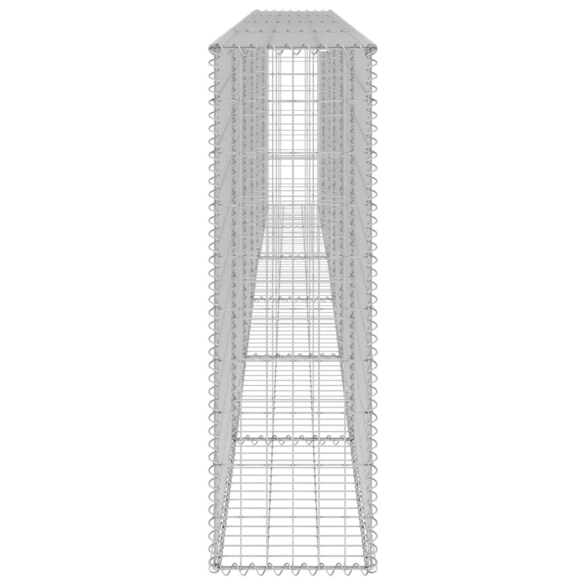 vidaXL Συρματοκιβώτιο Τοίχος 300x30x100 εκ. Γαλβαν.Χάλυβας + Καλύμματα