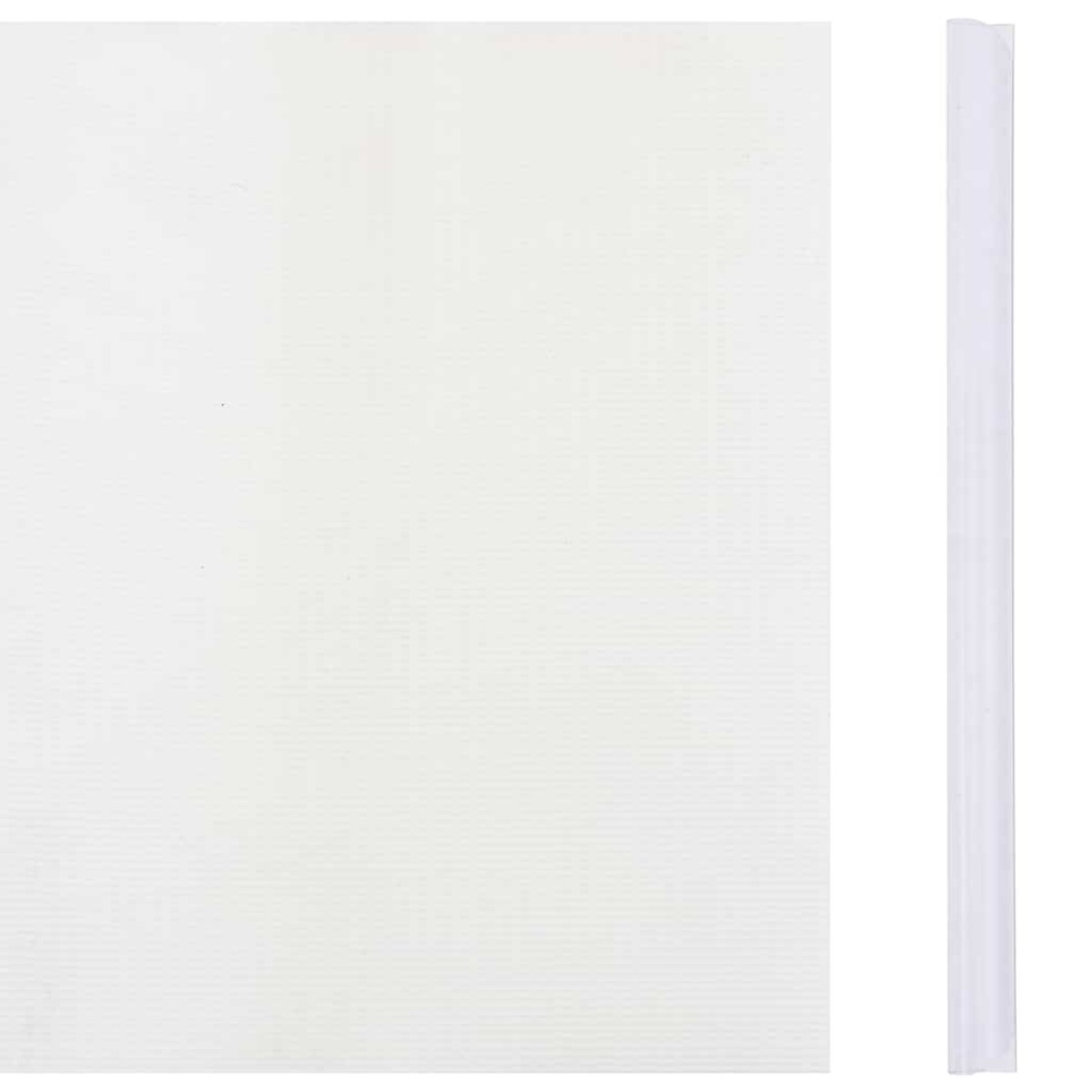 vidaXL Περίφραξη Προστατευτική Λευκή 35 x 0,19 μ. από PVC