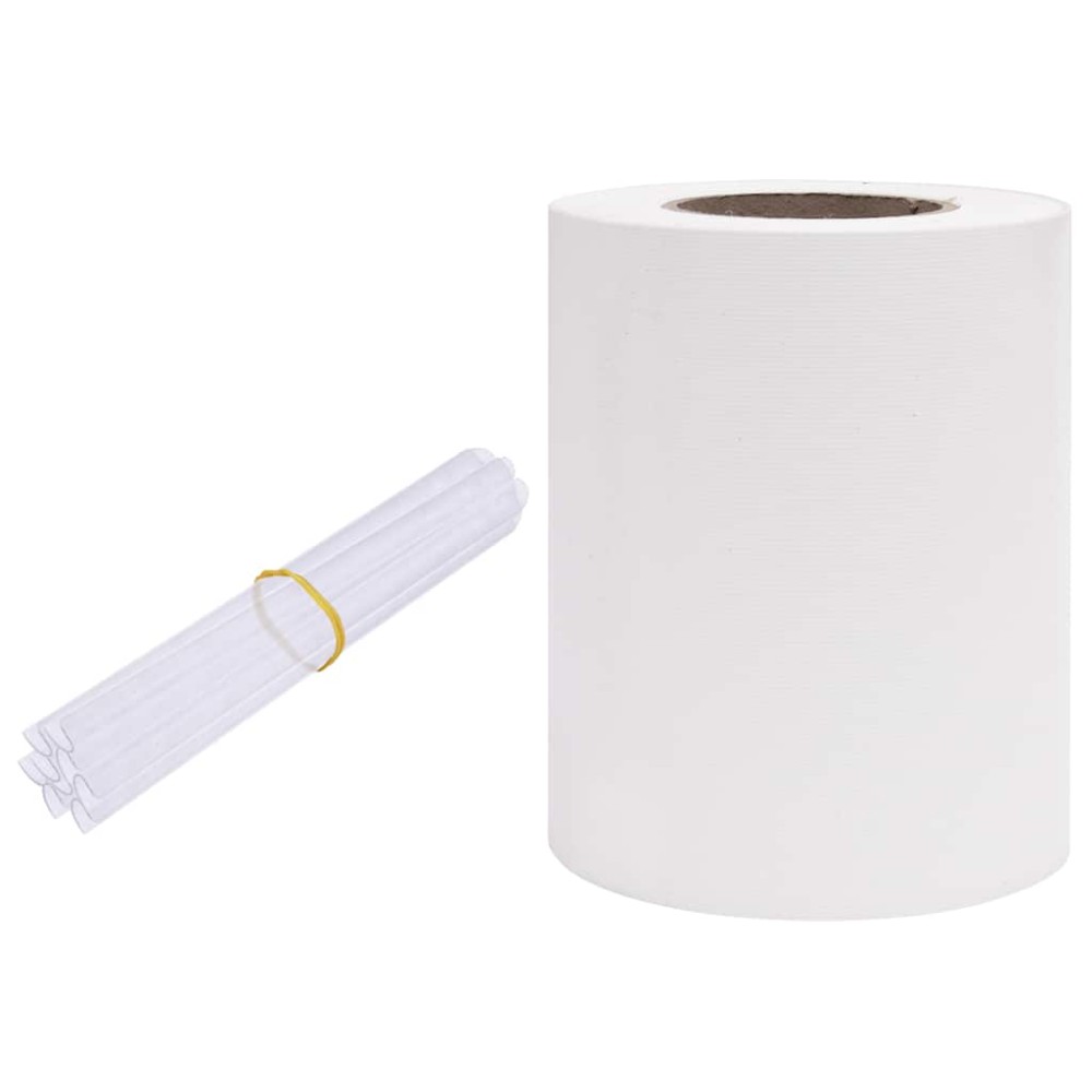 vidaXL Λωρίδα Απορρήτου από PVC 70x0,19 μ. Λευκή