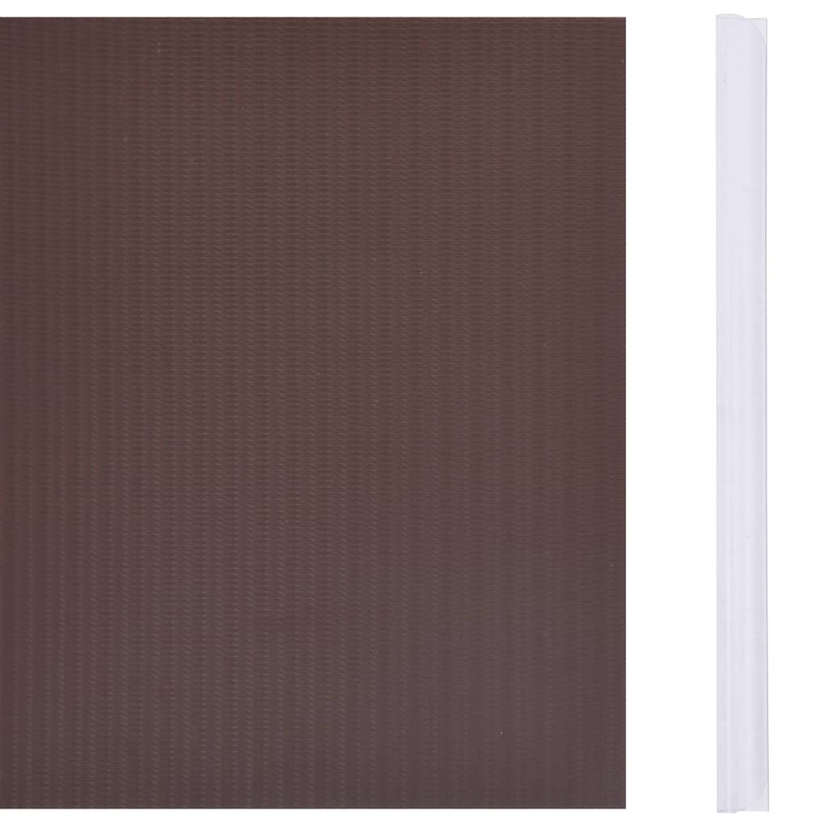 vidaXL Περίφραξη Προστατευτική Καφέ 35 x 0,19 μ. από PVC