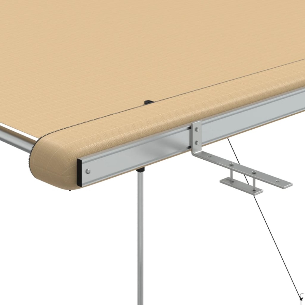 vidaXL Τέντα Τροχόσπιτου Μπεζ 1,8 x 2 x 2,15 μ.