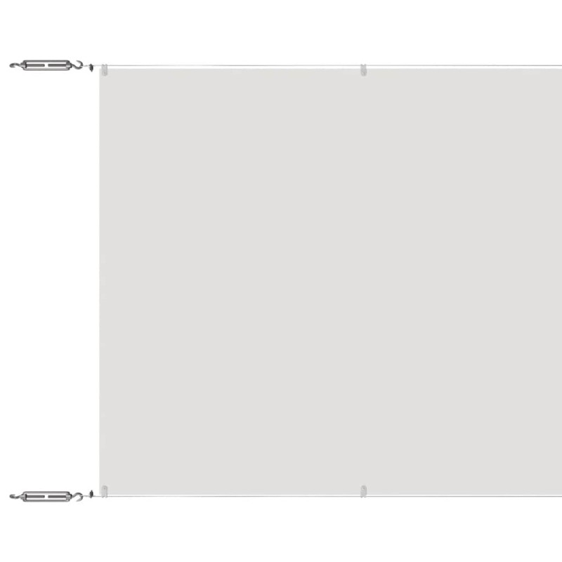 vidaXL Τέντα Κάθετη Λευκή 60 x 800 εκ. από Ύφασμα Oxford