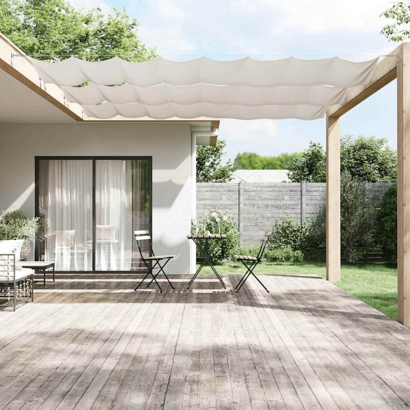 vidaXL Τέντα Κάθετη Λευκή 60 x 800 εκ. από Ύφασμα Oxford