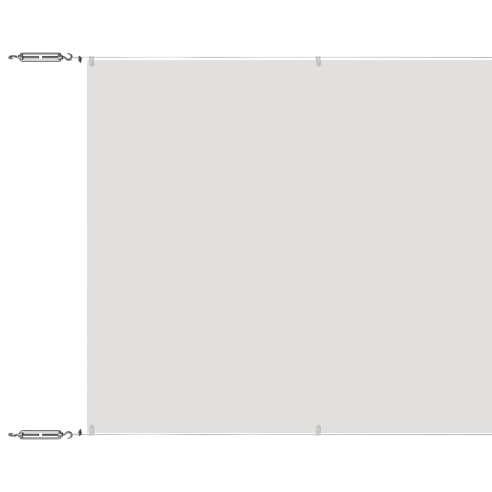 vidaXL Τέντα Κάθετη Λευκή 140 x 600 εκ. από Ύφασμα Oxford