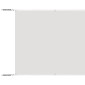 vidaXL Τέντα Κάθετη Λευκή 140 x 600 εκ. από Ύφασμα Oxford