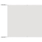 vidaXL Τέντα Κάθετη Λευκή 140 x 800 εκ. από Ύφασμα Oxford