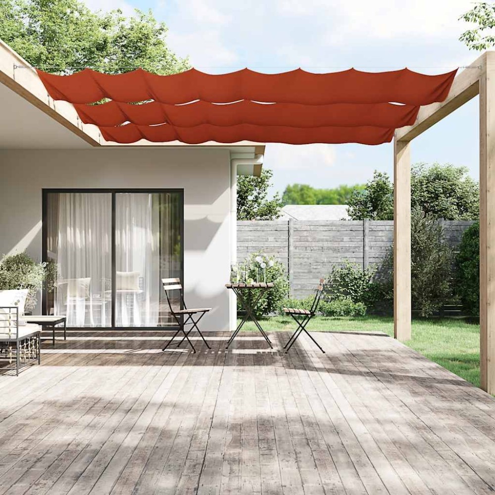 vidaXL Τέντα Κάθετη Τερακότα 140 x 800 εκ. από Ύφασμα Oxford