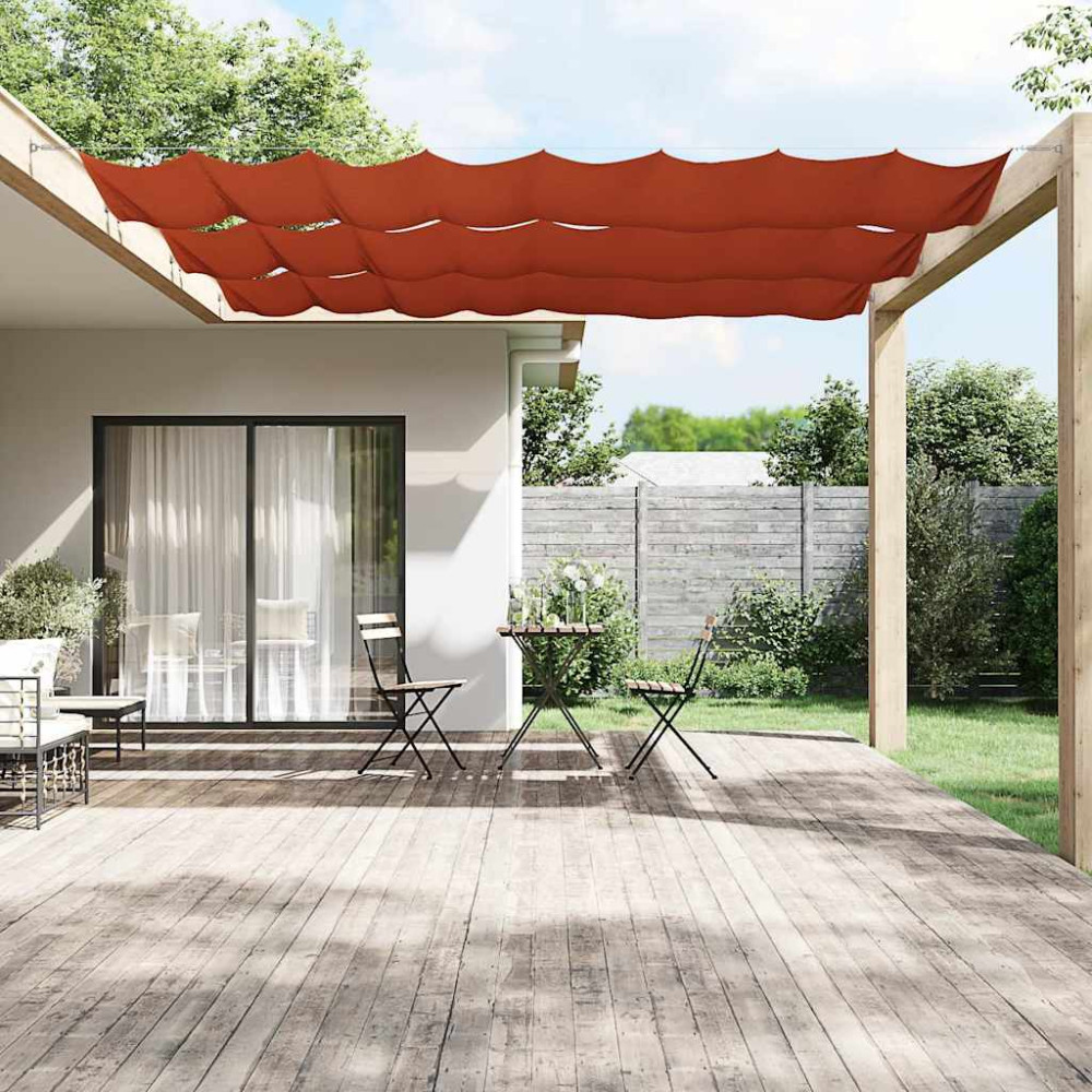 vidaXL Τέντα Κάθετη Τερακότα 180 x 600 εκ. από Ύφασμα Oxford