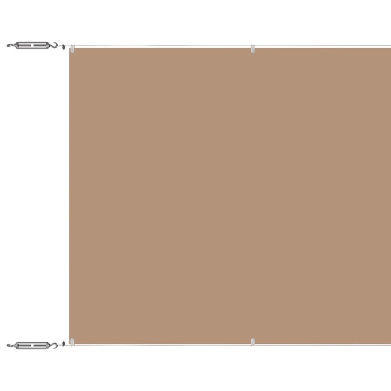 vidaXL Τέντα Κάθετη Taupe 100 x 1000 εκ. από Ύφασμα Oxford
