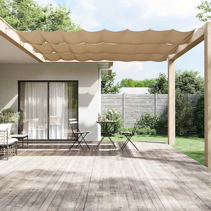 vidaXL Τέντα Κάθετη Taupe 100 x 1000 εκ. από Ύφασμα Oxford