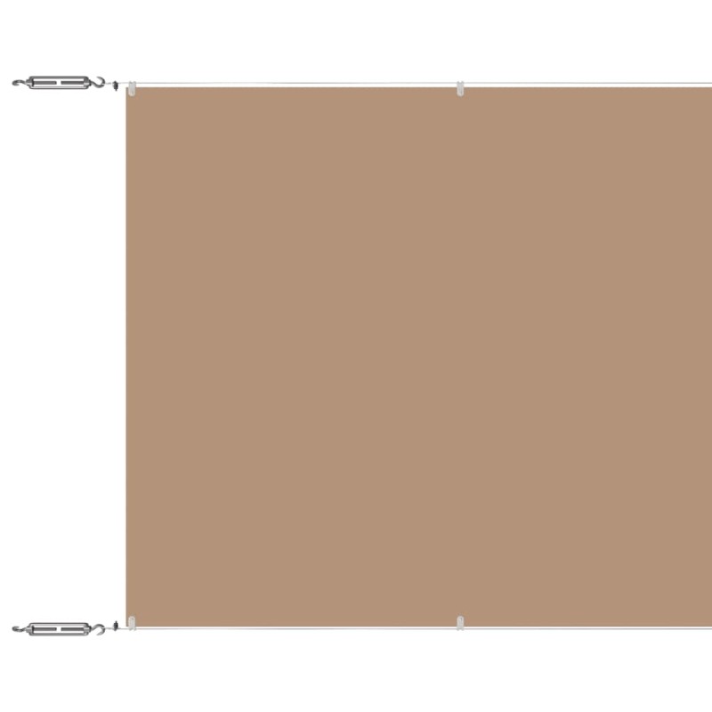 vidaXL Τέντα Κάθετη Taupe 140 x 800 εκ. από Ύφασμα Oxford