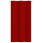 vidaXL Διαχωριστικό Βεράντας Κόκκινο 120 x 240 εκ. Ύφασμα Oxford