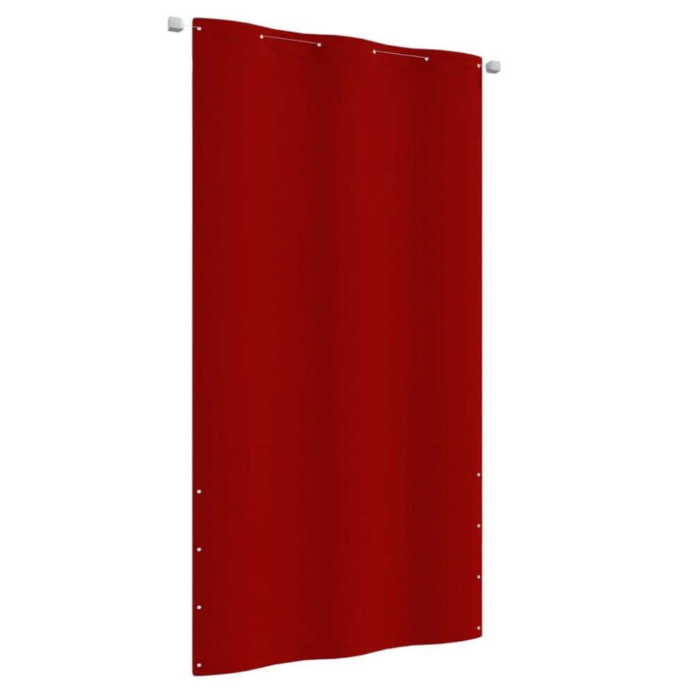 vidaXL Διαχωριστικό Βεράντας Κόκκινο 120 x 240 εκ. Ύφασμα Oxford
