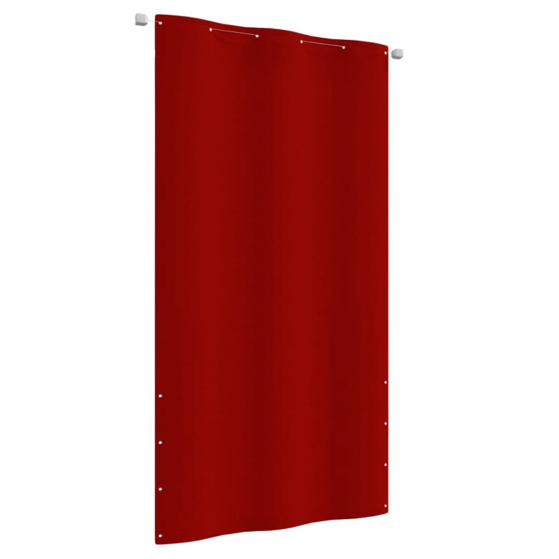 vidaXL Διαχωριστικό Βεράντας Κόκκινο 120 x 240 εκ. Ύφασμα Oxford
