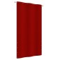 vidaXL Διαχωριστικό Βεράντας Κόκκινο 120 x 240 εκ. Ύφασμα Oxford