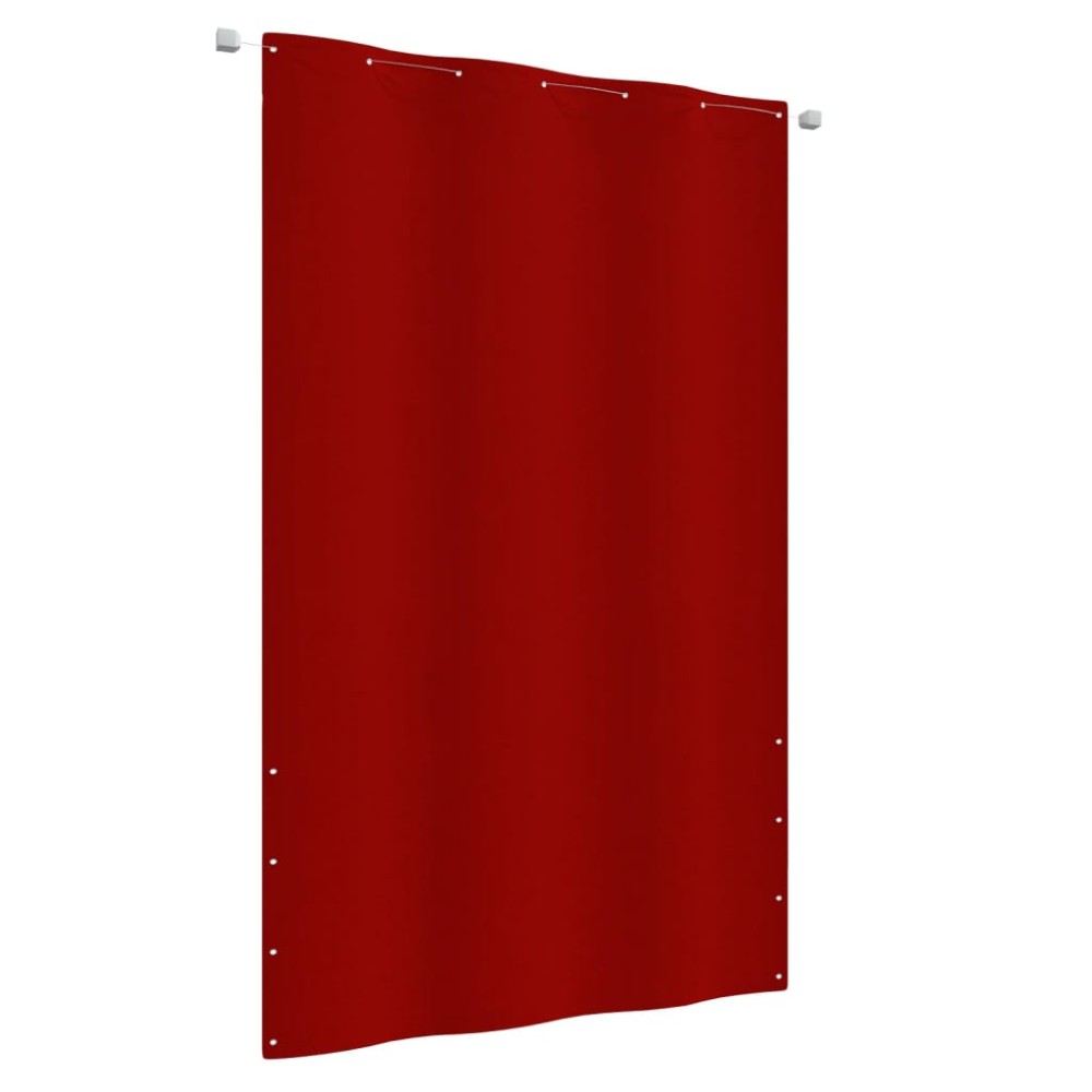 vidaXL Διαχωριστικό Βεράντας Κόκκινο 140 x 240 εκ. Ύφασμα Oxford