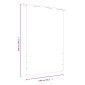 vidaXL Διαχωριστικό Βεράντας Κόκκινο 140 x 240 εκ. Ύφασμα Oxford
