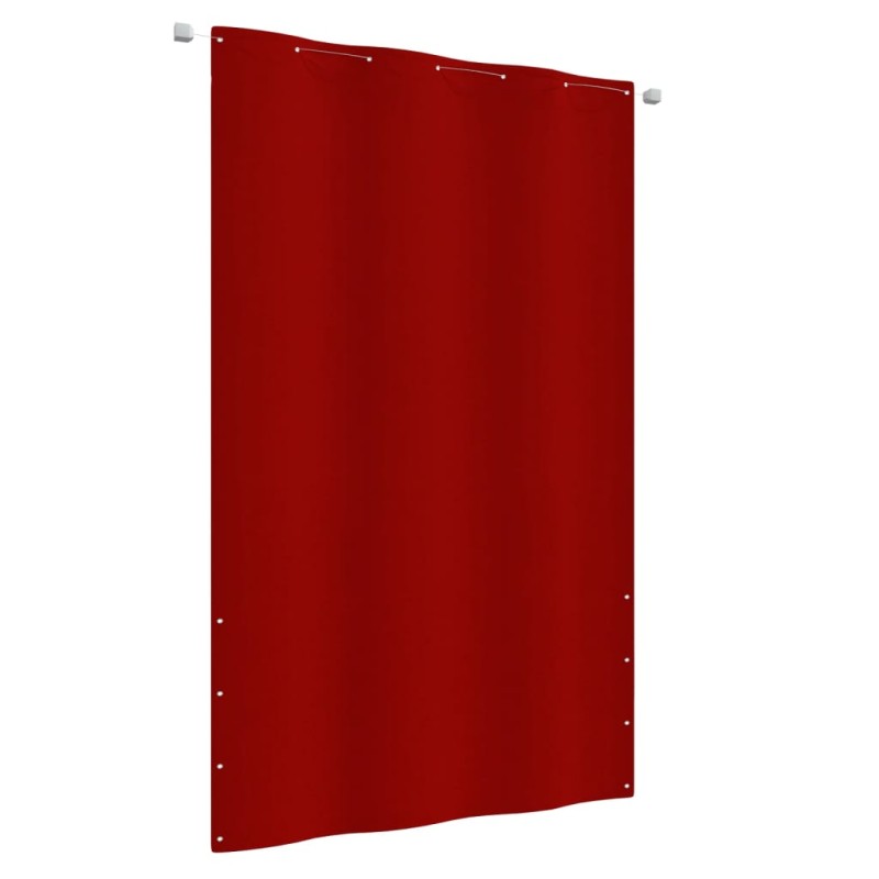 vidaXL Διαχωριστικό Βεράντας Κόκκινο 140 x 240 εκ. Ύφασμα Oxford