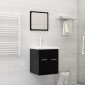 vidaXL Νιπτήρας Ένθετος Λευκός 42 x 39 x 18 εκ. Κεραμικός με Βρύση