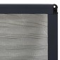 vidaXL Σήτα Παραθύρου Πλισέ Ανθρακί 80 x 120 εκ. από Αλουμίνιο