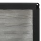 vidaXL Σήτα Παραθύρου Πλισέ Ανθρακί 120 x 120 εκ. από Αλουμίνιο