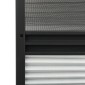 vidaXL Σήτα Παραθύρου Πλισέ με Σκίαστρο 80 x 120 εκ. Αλουμινίου