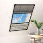 vidaXL Σήτα Παραθύρου Πλισέ με Σκίαστρο 80 x 160 εκ. Αλουμινίου