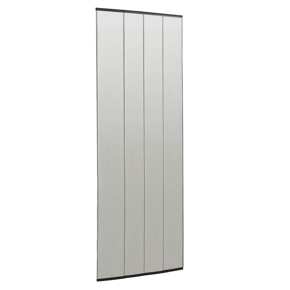 vidaXL Σήτα Πόρτας Κουρτίνα Μαύρη 100x220 εκ. από Πολυεστέρα