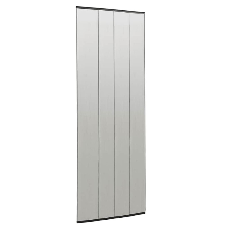 vidaXL Σήτα Πόρτας Κουρτίνα Μαύρη 100x220 εκ. από Πολυεστέρα
