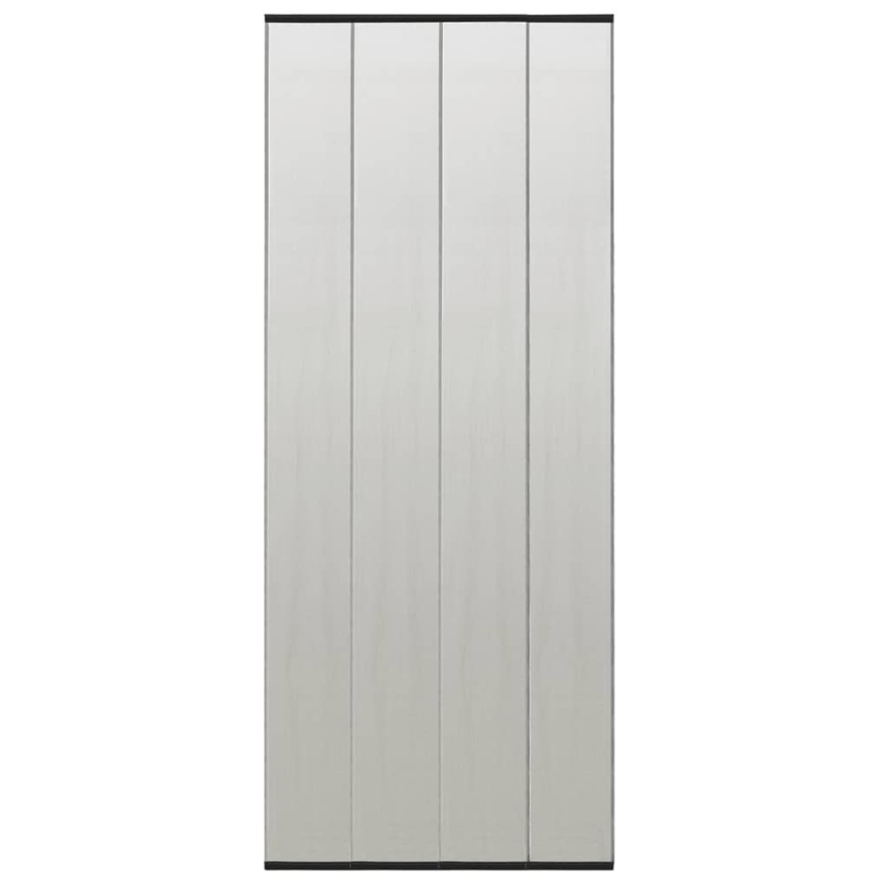 vidaXL Σήτα Πόρτας Κουρτίνα Μαύρη 100x220 εκ. από Πολυεστέρα