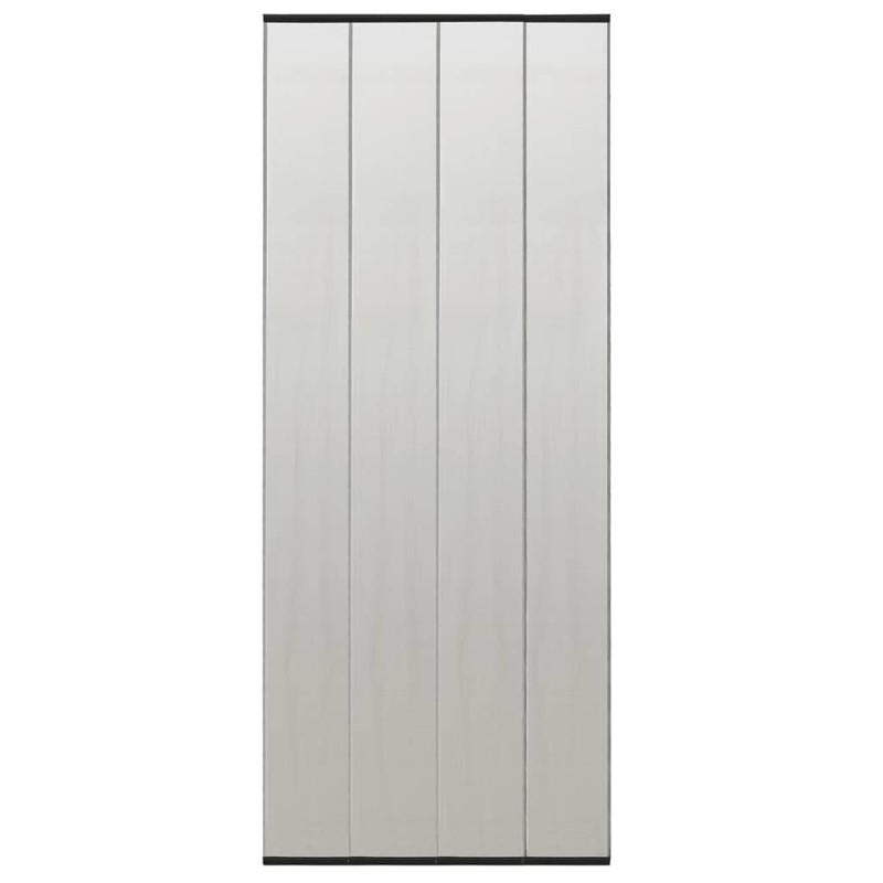 vidaXL Σήτα Πόρτας Κουρτίνα Μαύρη 100x220 εκ. από Πολυεστέρα