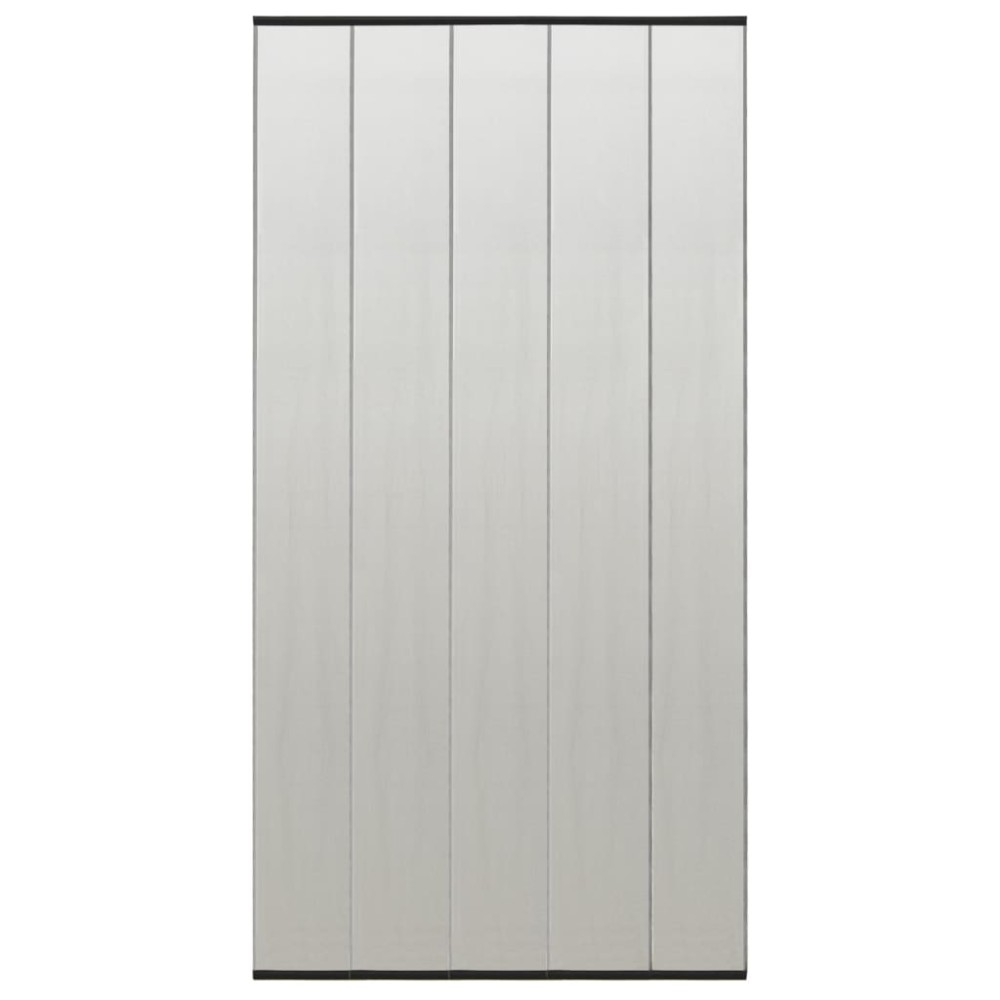 vidaXL Σήτα Πόρτας Κουρτίνα 5 Τεμαχίων Μαύρη 120 x 240 εκ.