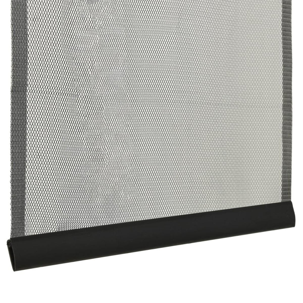vidaXL Σήτα Πόρτας Κουρτίνα 5 Τεμαχίων Μαύρη 120 x 240 εκ.