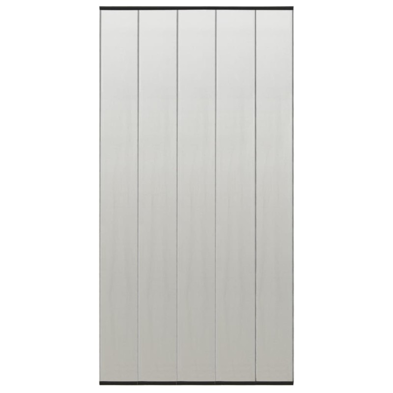 vidaXL Σήτα Πόρτας Κουρτίνα 5 Τεμαχίων Μαύρη 120 x 240 εκ.