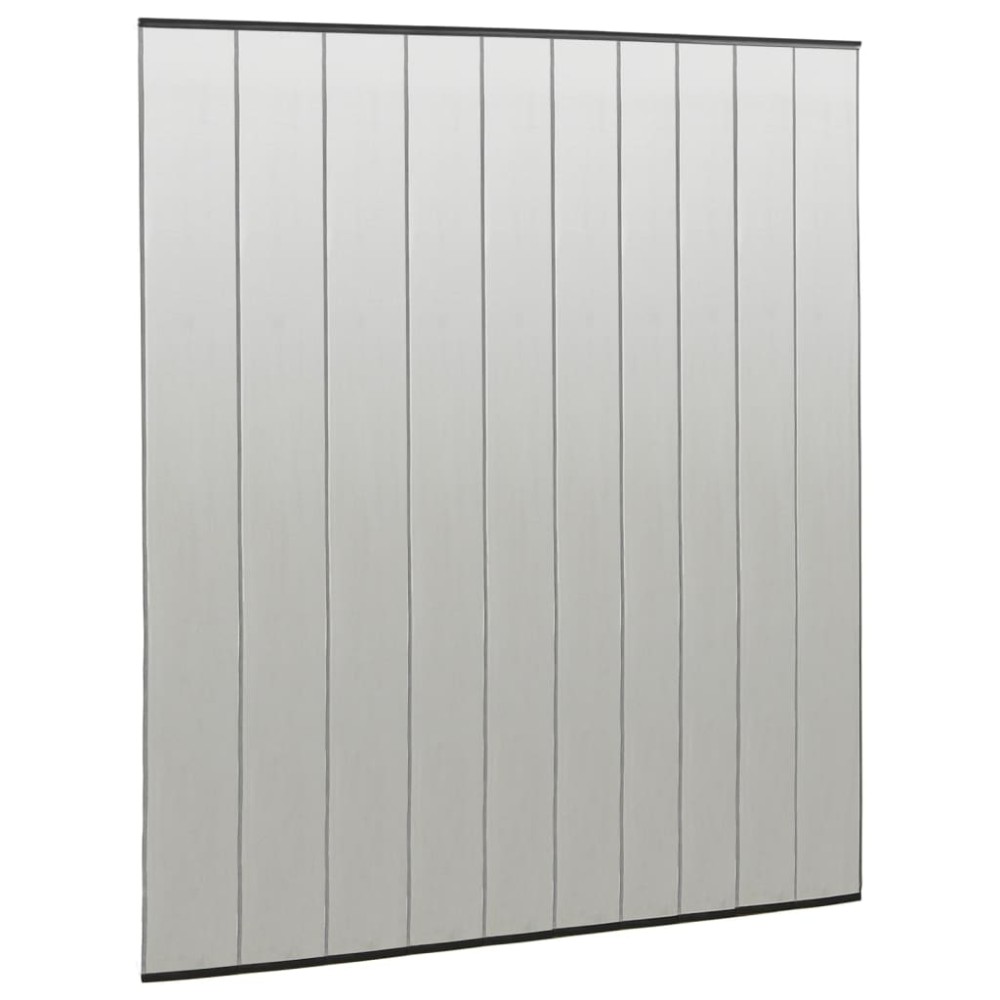 vidaXL Σήτα Πόρτας Κουρτίνα 10 Τεμαχίων Μαύρη 240 x 240 εκ.