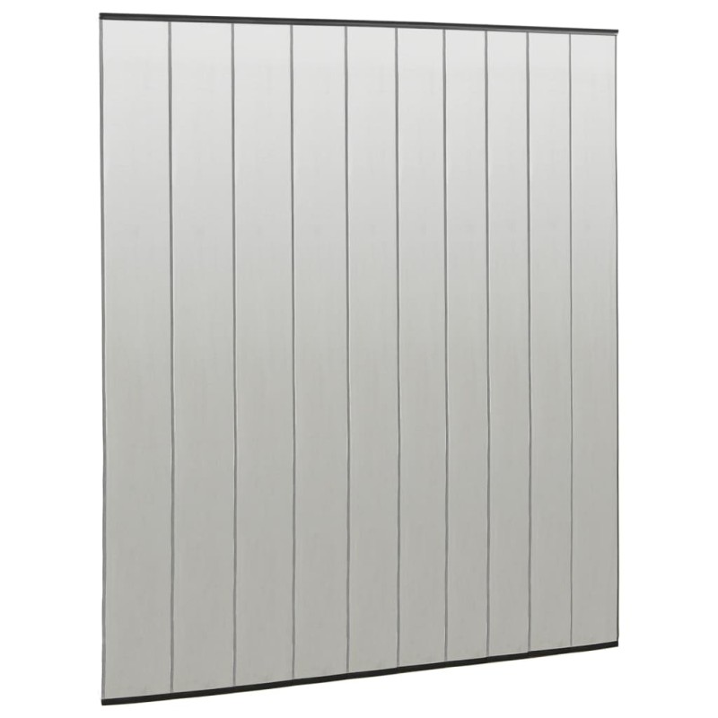 vidaXL Σήτα Πόρτας Κουρτίνα 10 Τεμαχίων Μαύρη 240 x 240 εκ.