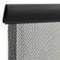 vidaXL Σήτα Πόρτας Κουρτίνα 10 Τεμαχίων Μαύρη 240 x 240 εκ.