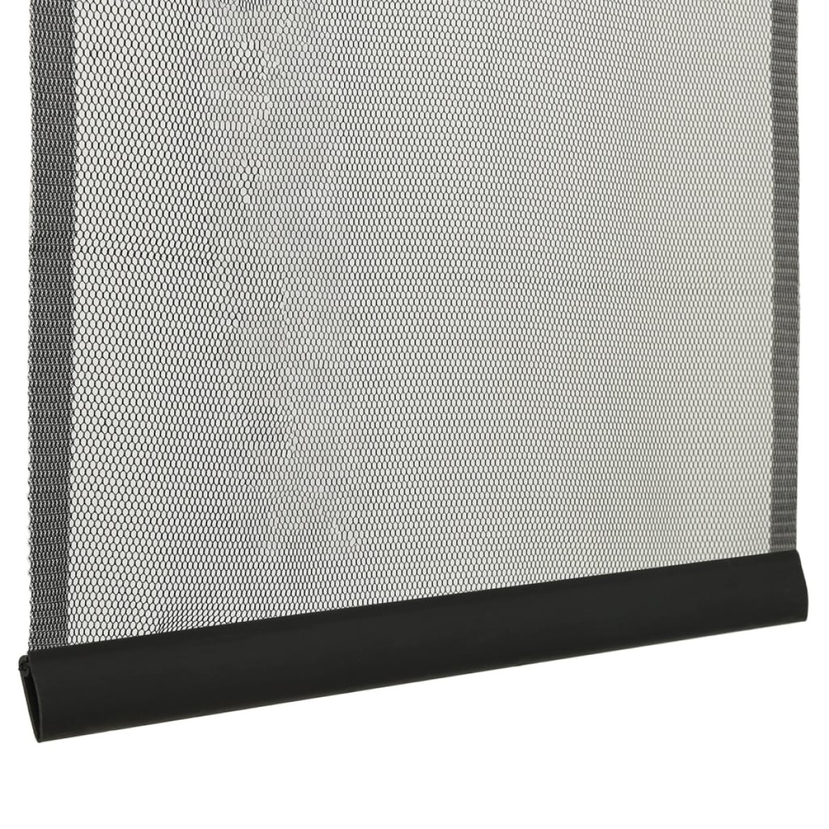 vidaXL Σήτα Πόρτας Κουρτίνα 10 Τεμαχίων Μαύρη 240 x 240 εκ.
