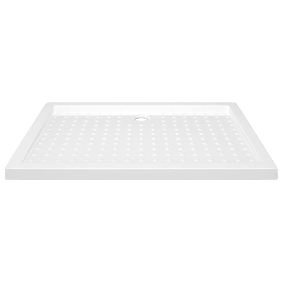 vidaXL Βάση Ντουζιέρας με Σχέδιο Τάπας Λευκή 70 x 100 x 4  εκ. από ABS