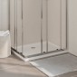 vidaXL Βάση Ντουζιέρας Ορθογώνια Λευκή 70x90 εκ. από ABS