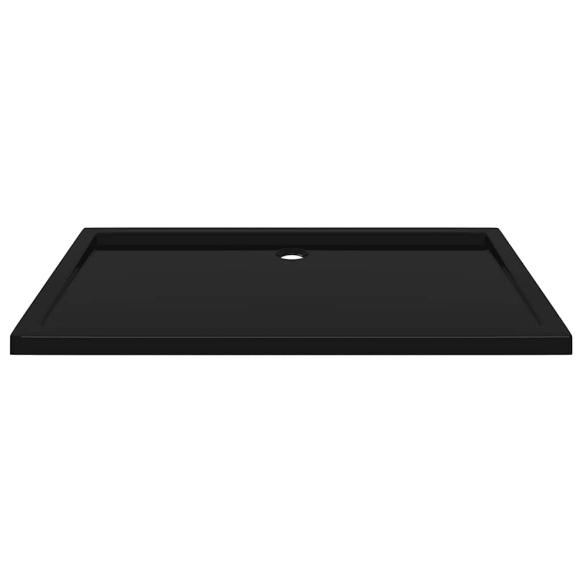vidaXL Βάση Ντουζιέρας Ορθογώνια Μαύρη 70 x 120 εκ. από ABS
