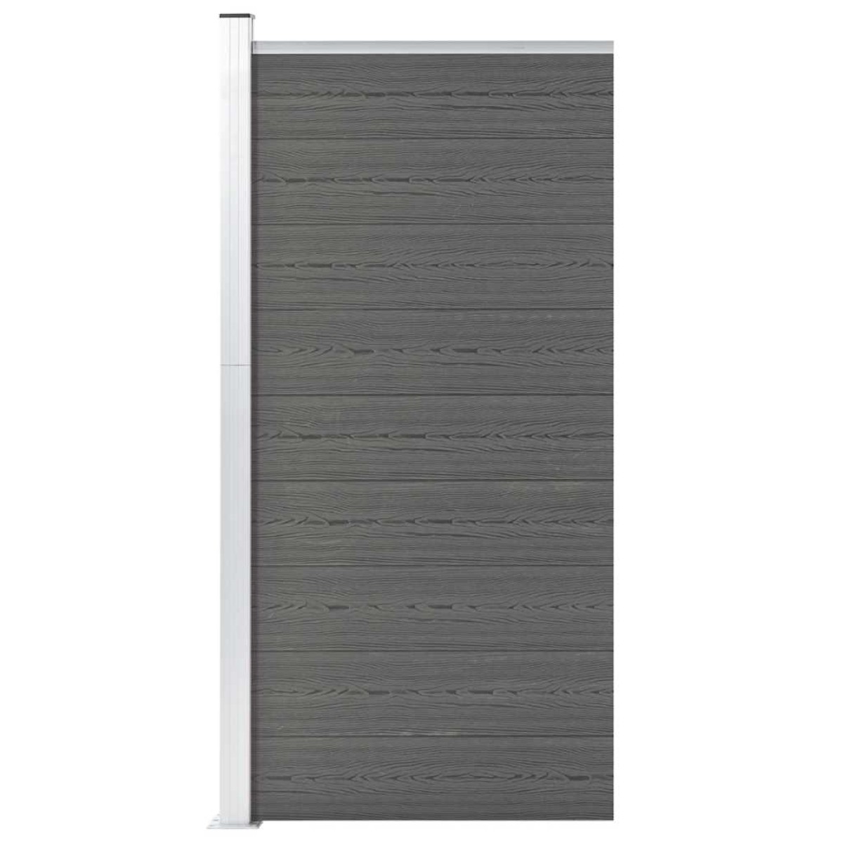 vidaXL Πάνελ Περίφραξης Γκρι 95 x 186 εκ. από WPC