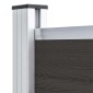 vidaXL Πάνελ Περίφραξης Μαύρο 95 x 186 εκ. από WPC
