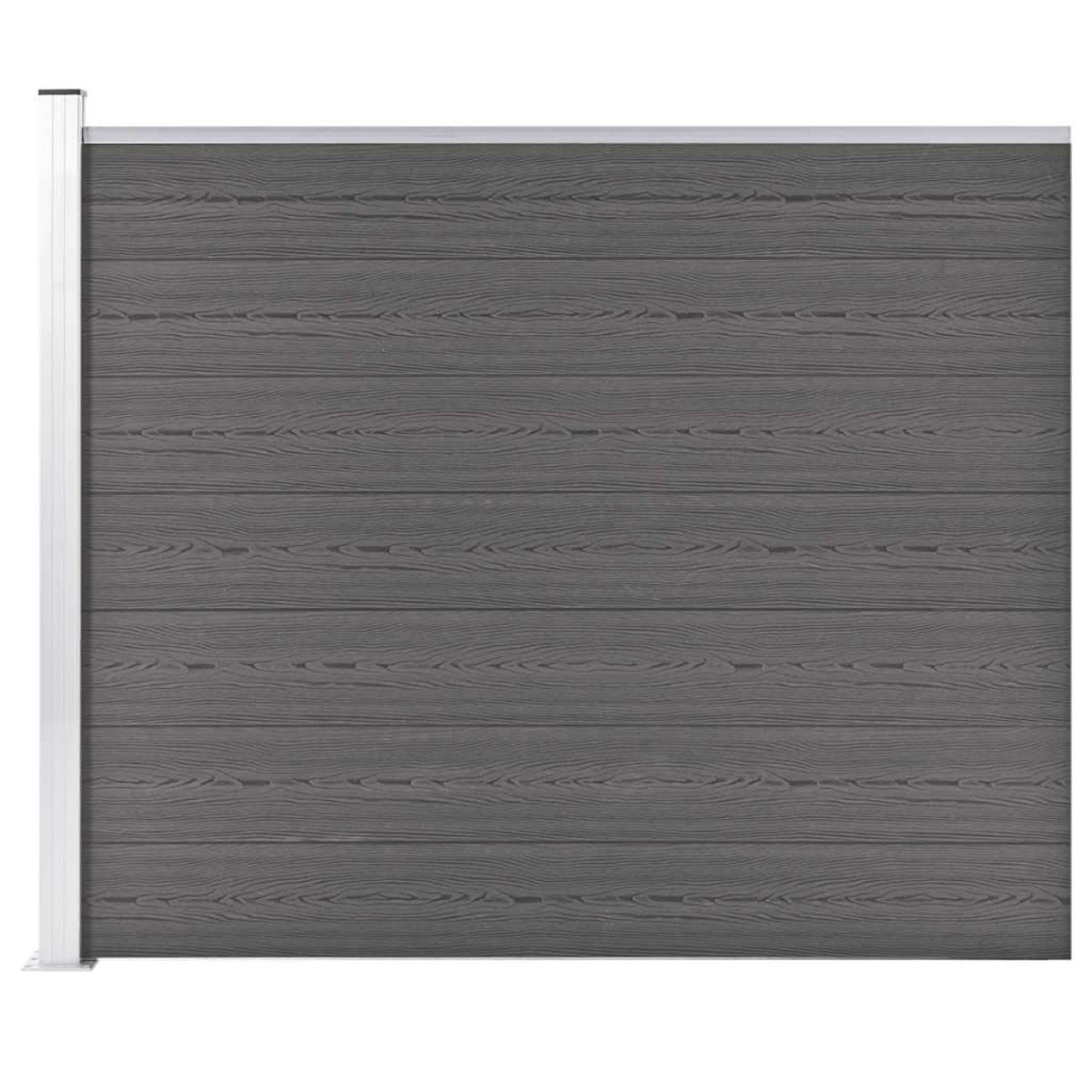 vidaXL Πάνελ Περίφραξης Γκρι 175 x 146 εκ. από WPC